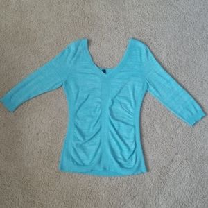 3/$15 - Maurices Sz Medium Heather Teal Sweater